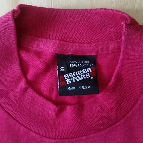 Vintage Patriots T-shirt 1986 Super Bowl Tee Bear - Picture 3 of 3